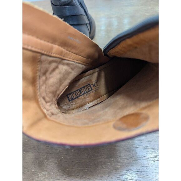 Pikolinos Verona Boots‎ women's size 37 gray leather slouchy moto zipper bootie - Picture 7 of 9